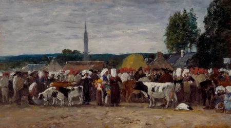 Fair in Brittany, 1874